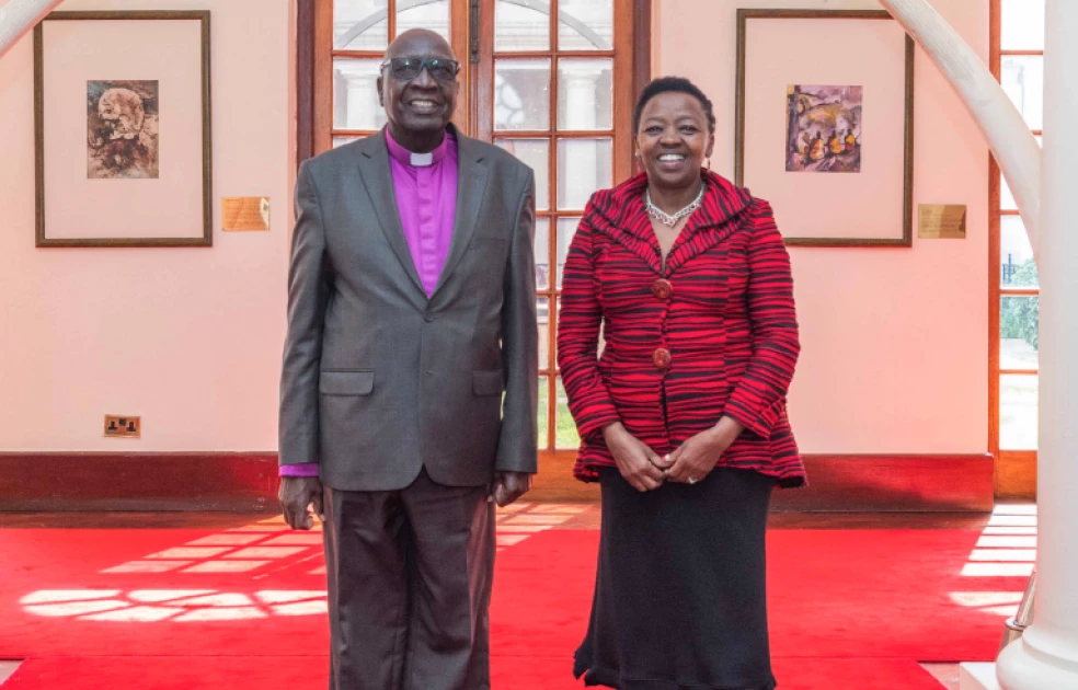 First Lady Rachel hosts retired Bishop who officiated her wedding to President Ruto