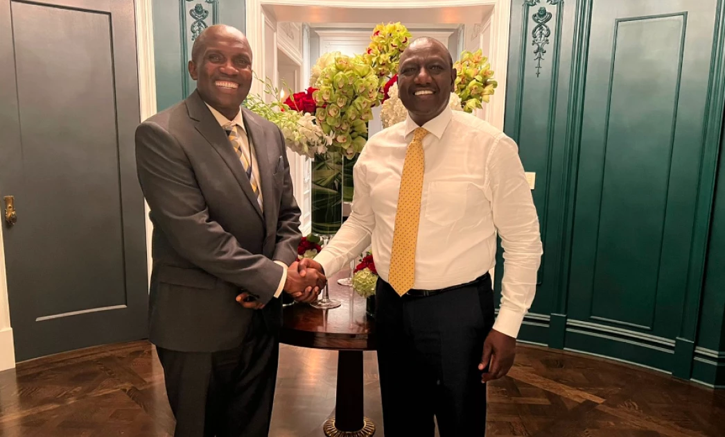 Mwale Medical and Tech City founder meets Ruto in New York