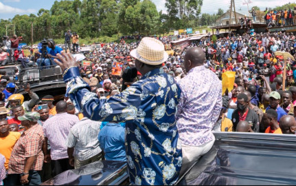 Raila Odinga promises to weed out cartels, uplift maize farmers in Trans Nzoia