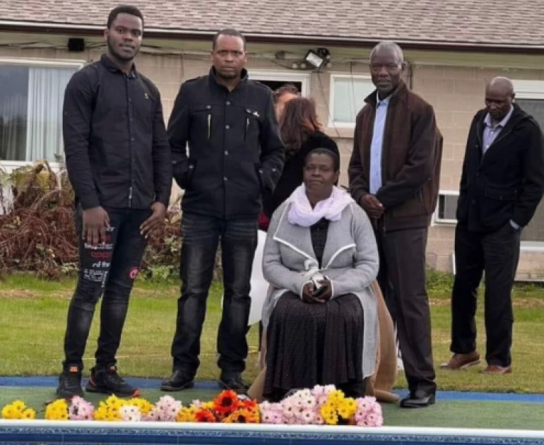 Hellen Wendy: Parents lay flowers at swimming pool in Canada where Kenyan nurse drowned