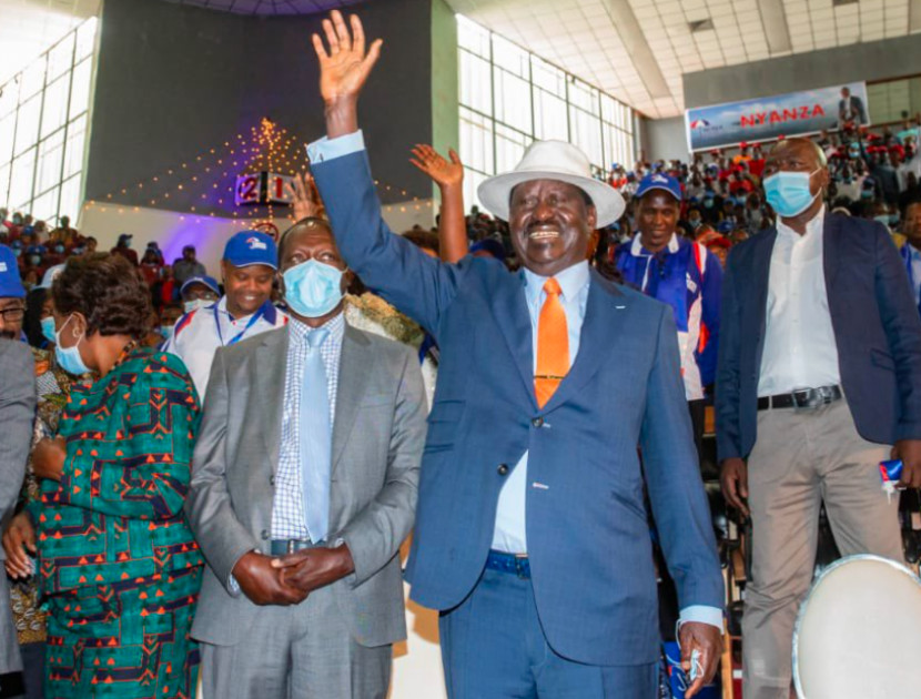 Raila Hints At Working With Kalonzo Ahead Of 2022 Elections