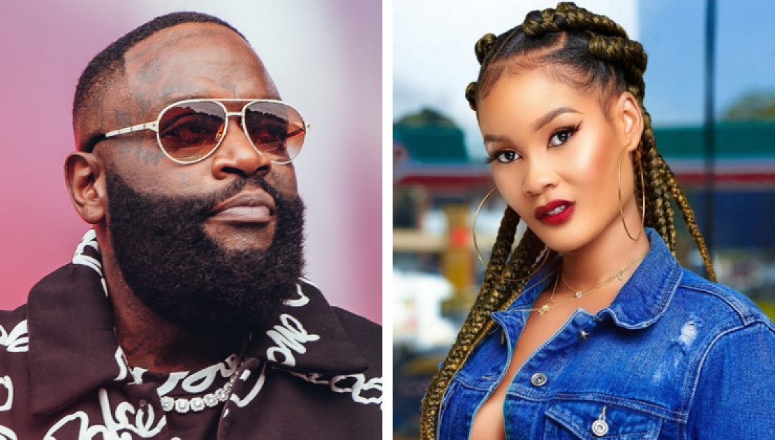 Hamisa Mobetto posts up with Rick Ross in Dubai