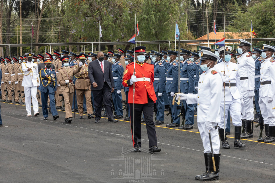 Be guided by your professional ethos, President Kenyatta tells new KDF officers