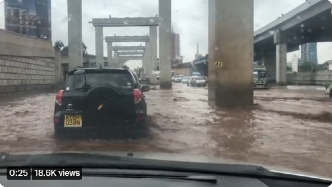 Nairobi motorists warned over flooding along Mombasa road