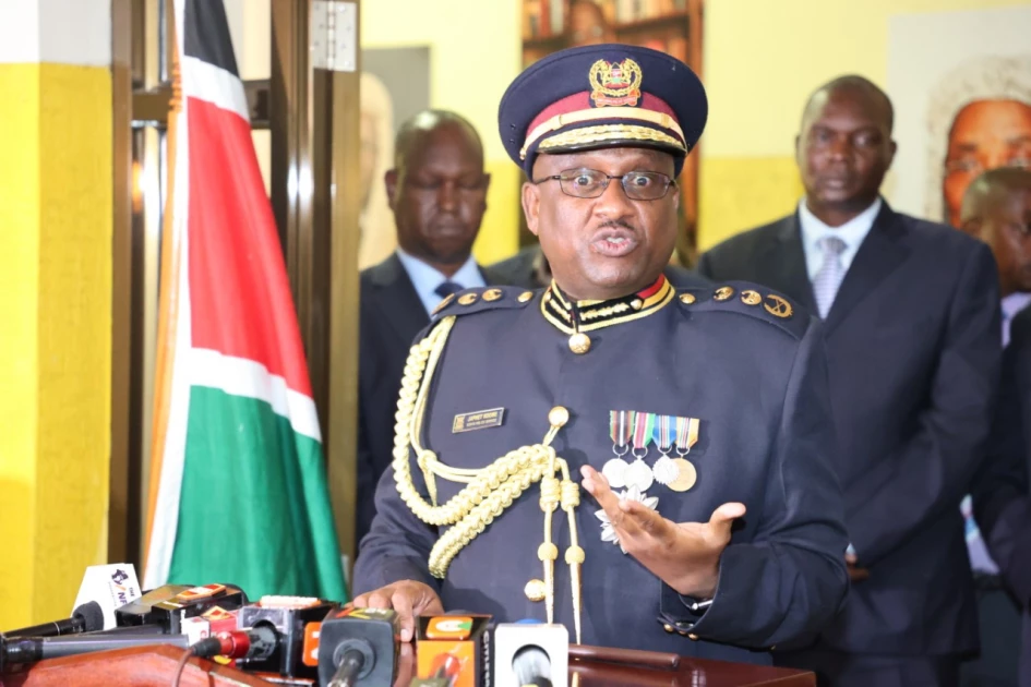 New police boss Koome gives criminals one month to surrender guns
