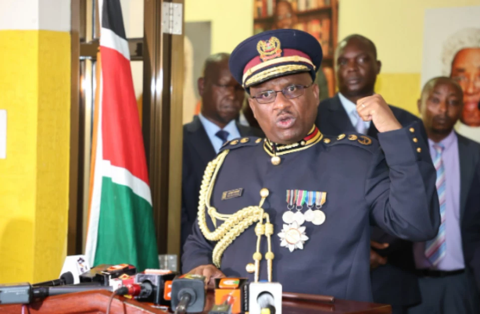 'Not on my watch,' IG Koome says as he vows to address rising cases of insecurity