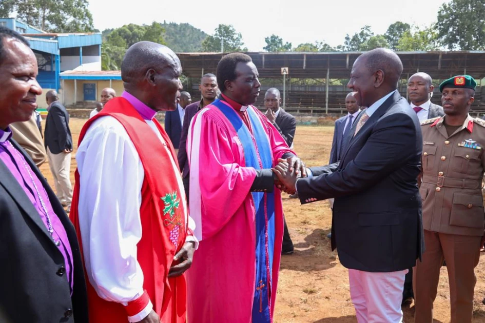 President Ruto promises to work with clerics after bishop asked for State job