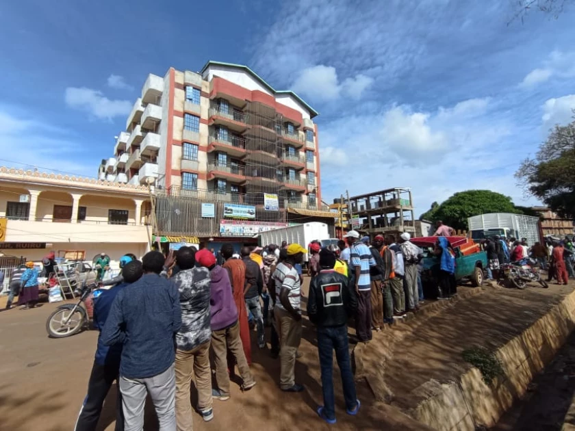 Tenants evacuated after 5-storey building develops cracks in Ruiru