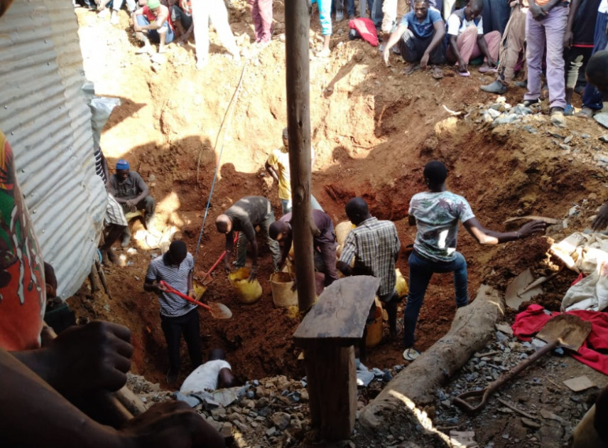 Eight people trapped after gold mine collapses in Siaya