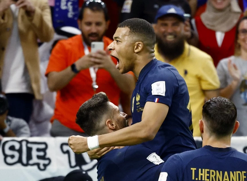 Giroud and Mbappe take ruthless France into World Cup quarters