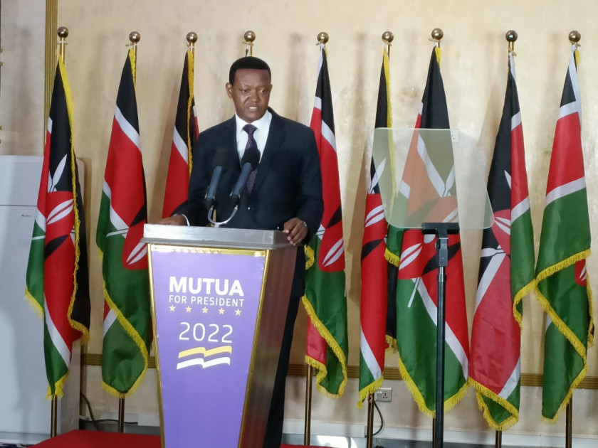 Governor Mutua promises newlyweds Ksh.500k to 1M 'wedding gift' if elected president in 2022