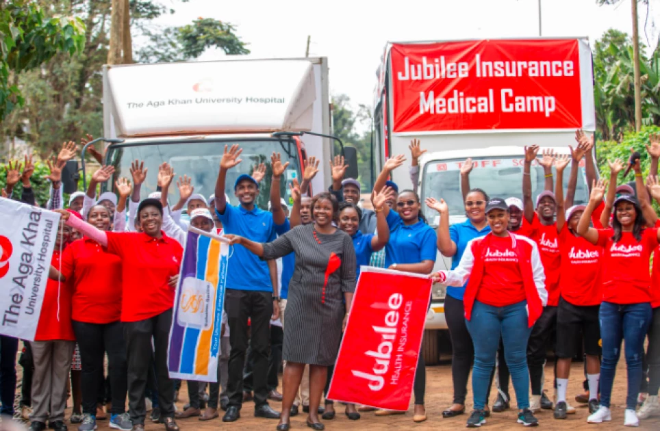 Jubilee Health Insurance officially flags off free medical camp in Meru Region