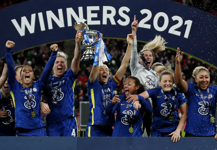 Chelsea women pip Arsenal to win 2020-21 FA Cup