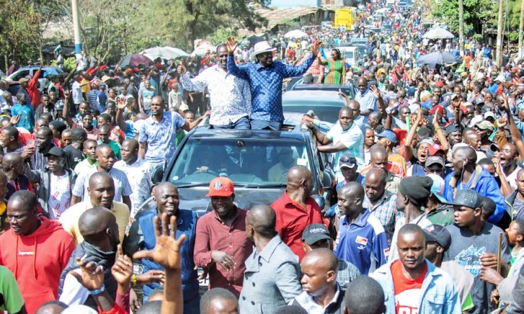 'Hustler Fund ni pesa yenu,’ Raila tells supporters as he pokes holes into source of the money