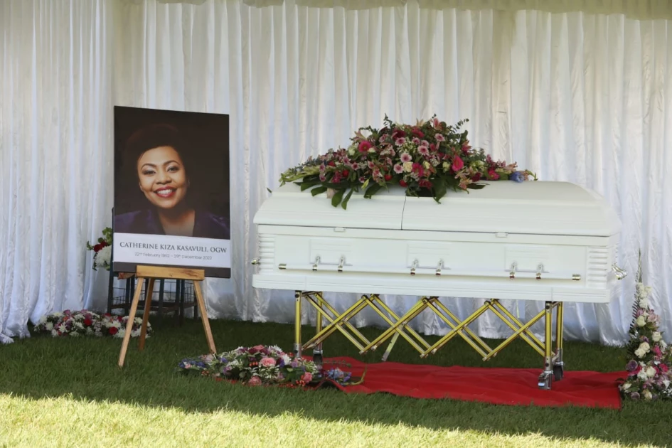 Photos: Celebrated newscaster Catherine Kasavuli's final journey in Vihiga