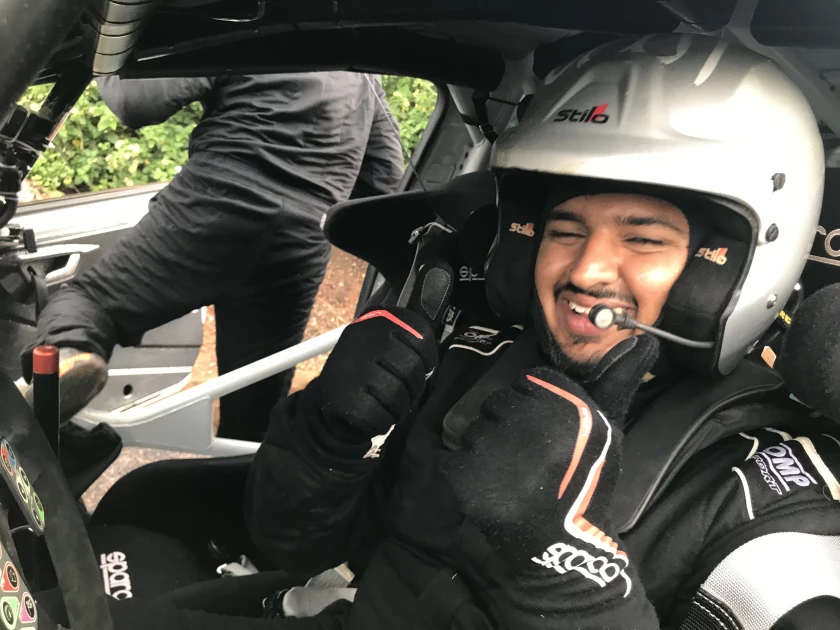 Why Hamza is super excited about debuting FIA Junior WRC