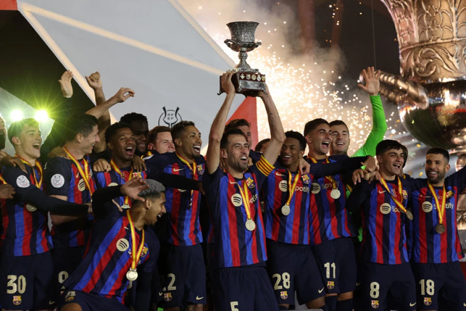 Laporta backs 'marvellous' Barca coach Xavi after first trophy win