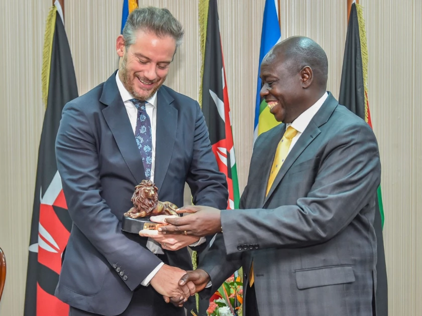 DP Gachagua hosts France ambassador to Kenya