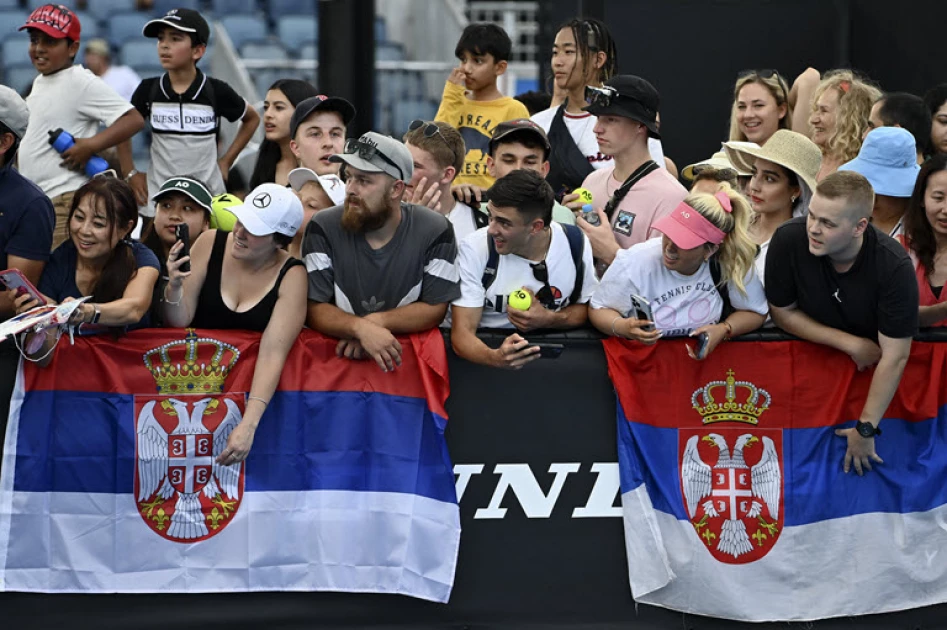 Russian flags banned at Australian Open after Ukraine protest