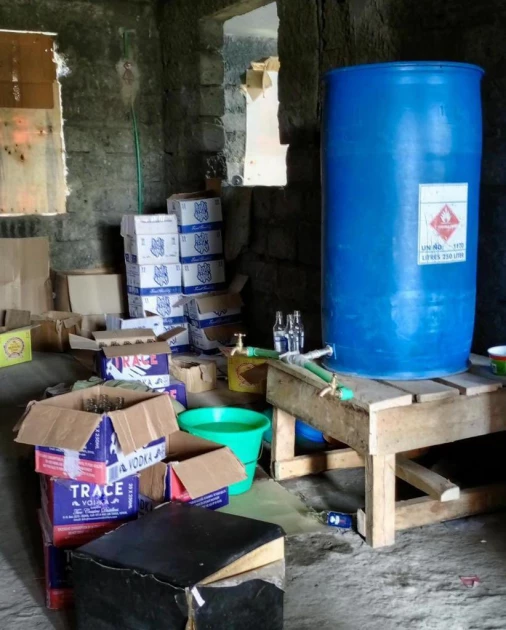 Woman with over 200 boxes of counterfeit alcohol arrested in Ruai