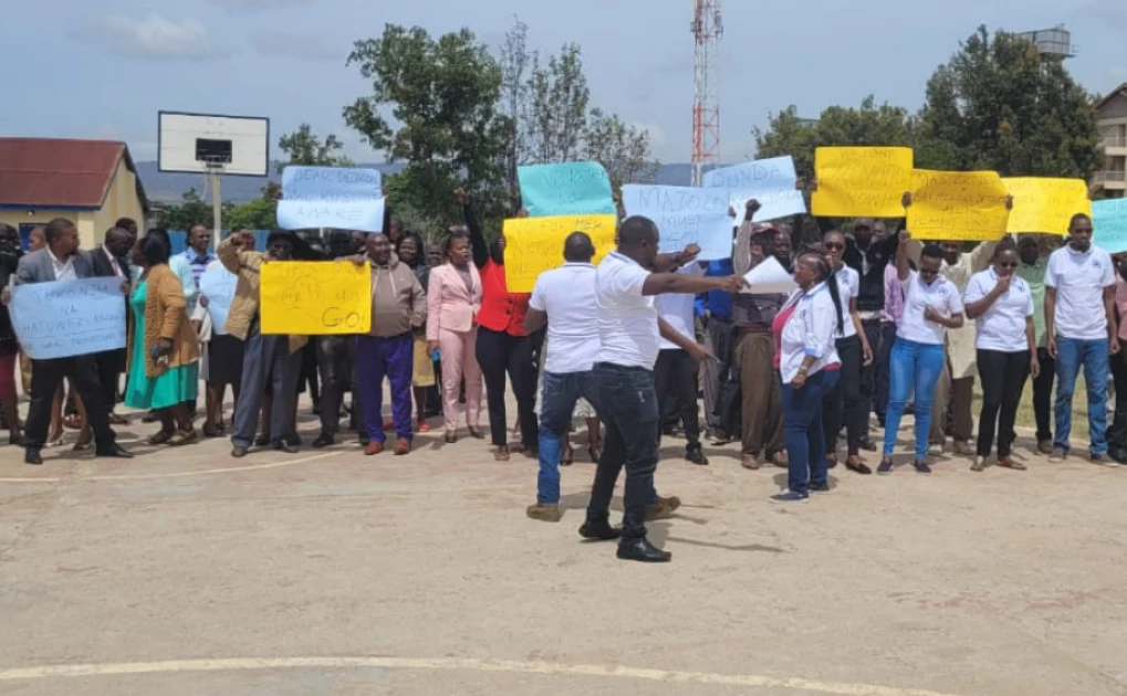 Machakos University workers strike over delayed promotions