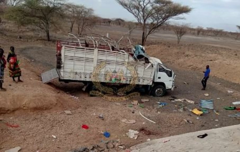 14 dead, 12 injured after road accident along Lodwar-Kakuma road