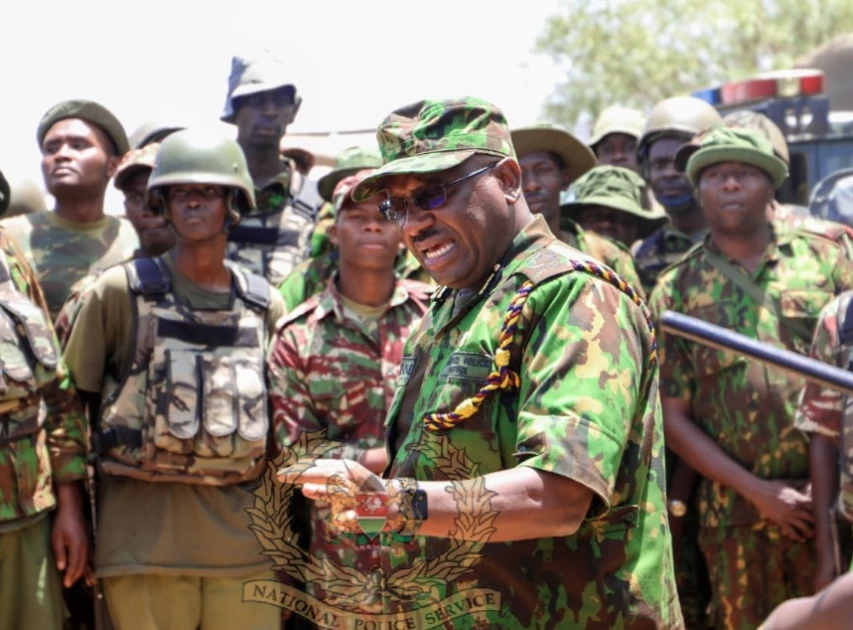IG Koome in Turkana to lead crackdown on bandits