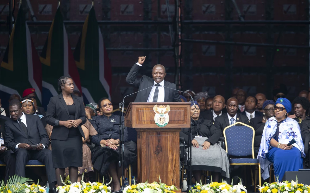 South Africa's deputy president to step down