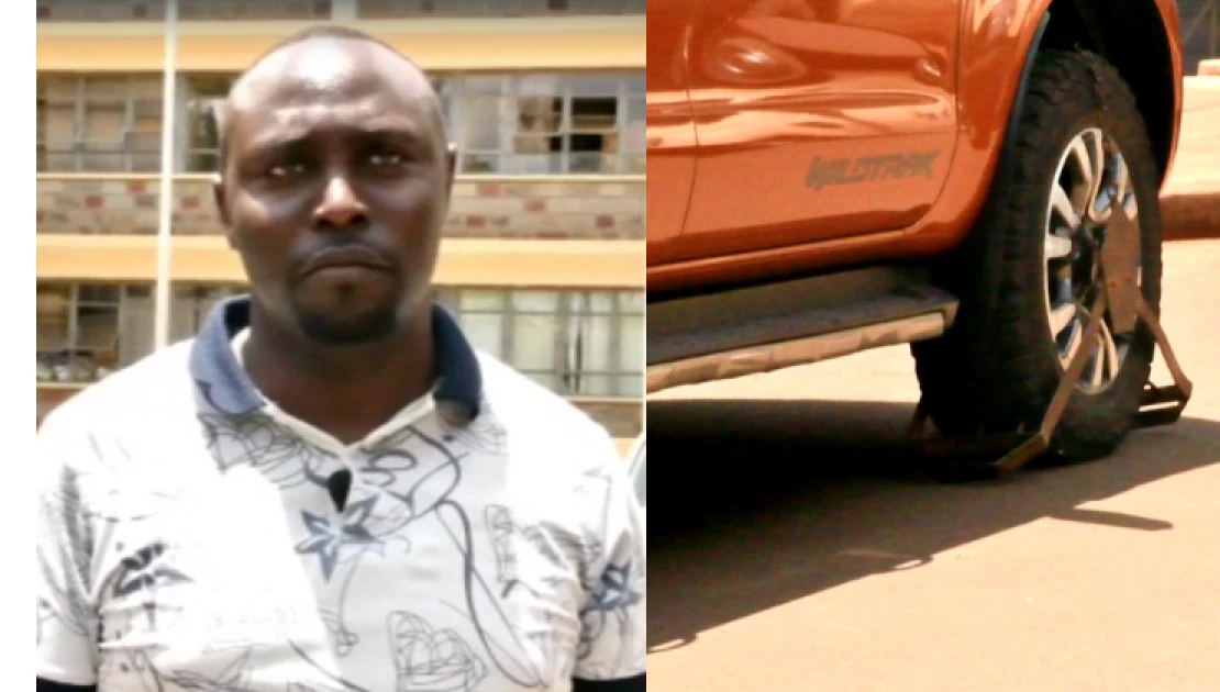 Drama as Nandi County gov't tows contractor's vehicle after he demanded Ksh.8M pay