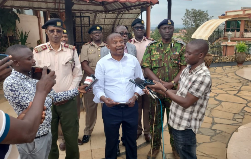 Interior CS Kindiki says 124 people arrested for violating curfew in North Rift
