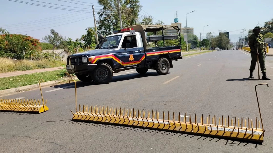 Police mount roadblock on Kisumu State Lodge entry