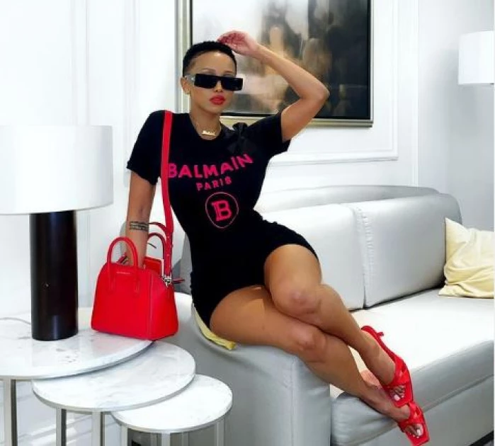 Huddah now denies being pregnant, says her ‘belly just getting bigger’