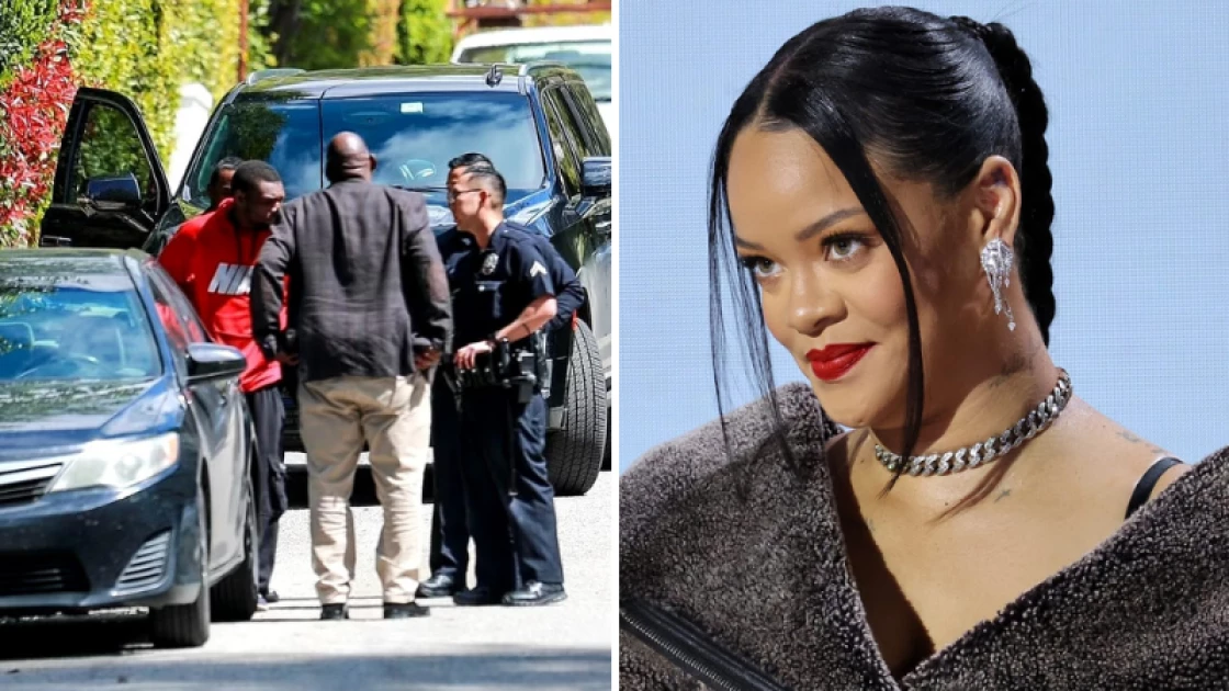 Drama as police called after stranger shows up at Rihanna's gate