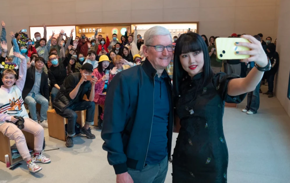 After TikTok chief’s grilling in Washington, Apple’s Tim Cook is all smiles in Beijing