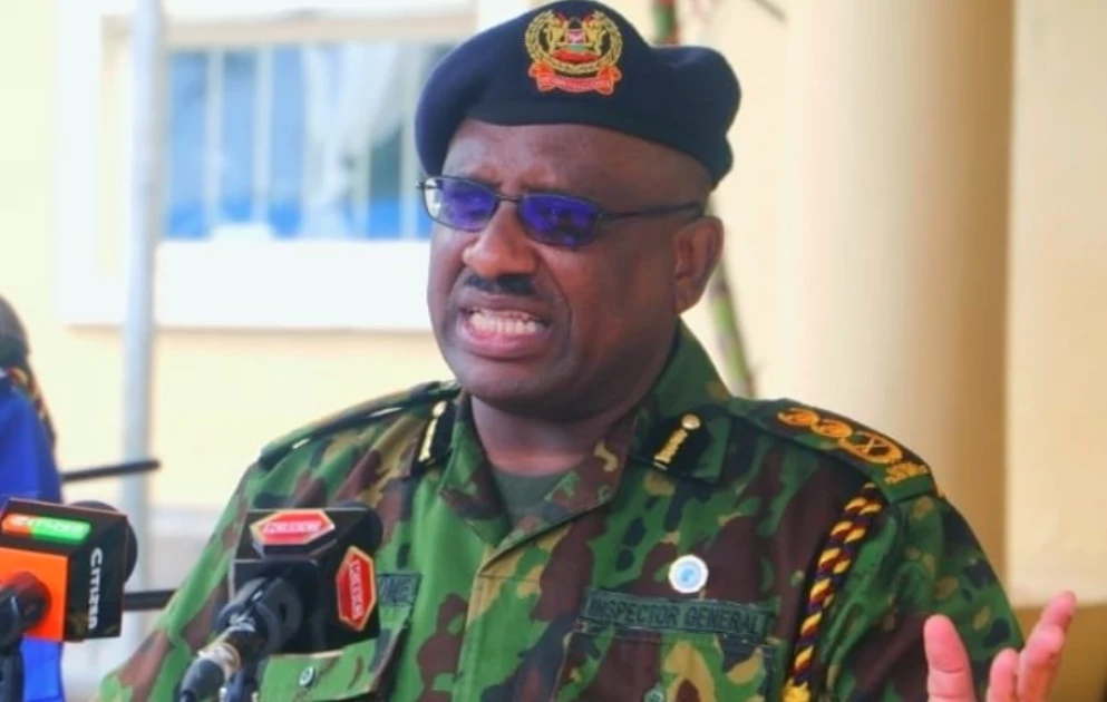 IG Koome claims politicians hired bodies from morgues to tarnish image of police 