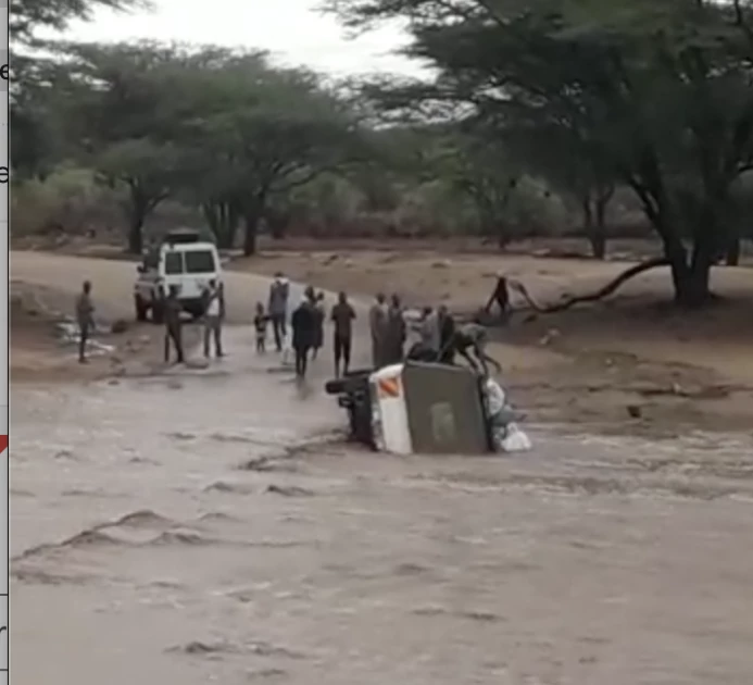 Vehicle swept away as floods wreak havoc in Laisamis, Marsabit