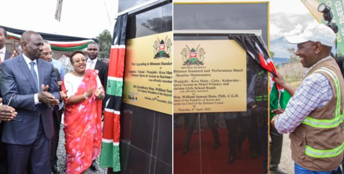 President Ruto speaks out after criticism for launching the same road twice