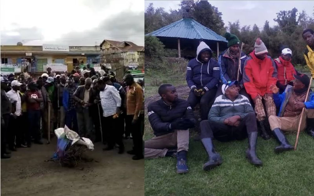 Kikuyu traditionalists climb Mt Kenya to bring down flag alleged to represent LGBTQ