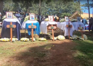 Five family members who perished in accident on Christmas Day buried