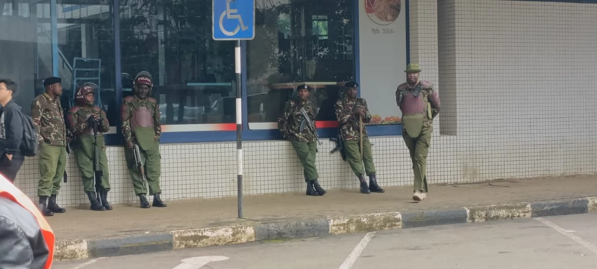 Heavy police deployment in Nairobi ahead of Azimio protests