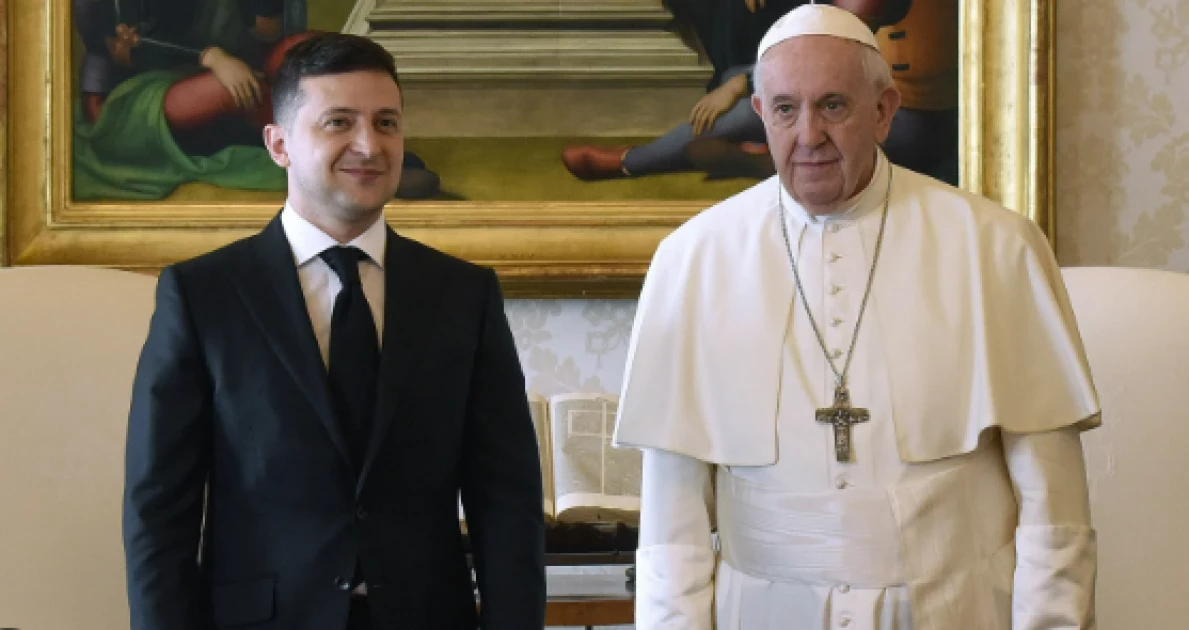 Zelensky arrives at Vatican to meet Pope Francis