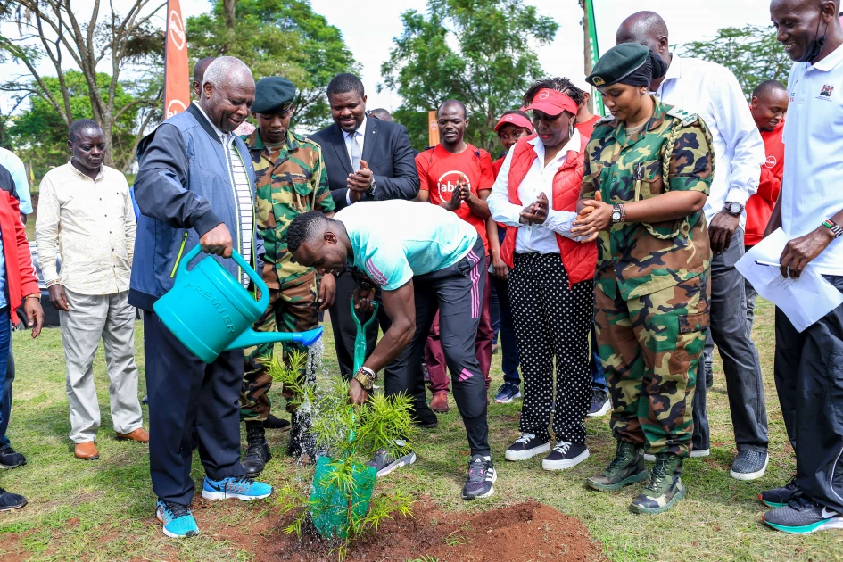 Sustainability in sports: Absa Kip Keino Classic stakeholders plant 2500 trees 