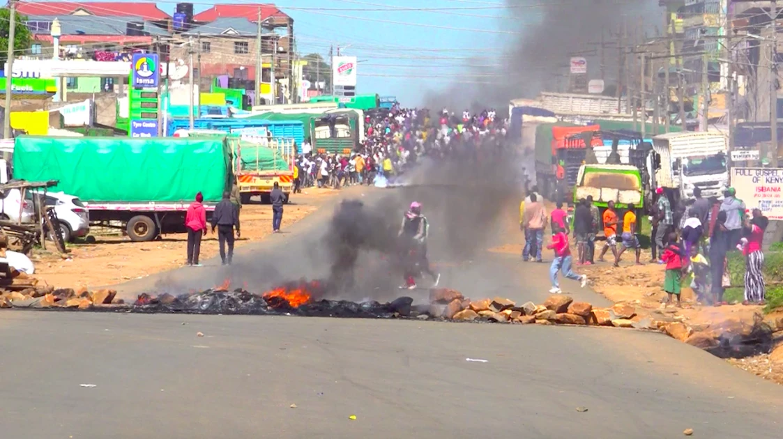 Unrest in Isebania as residents protest insecurity 