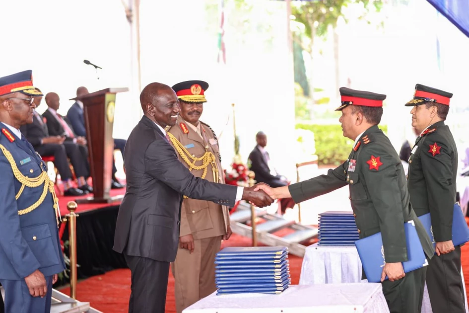 Ruto wants gov't officers to take up training at National Defence College 