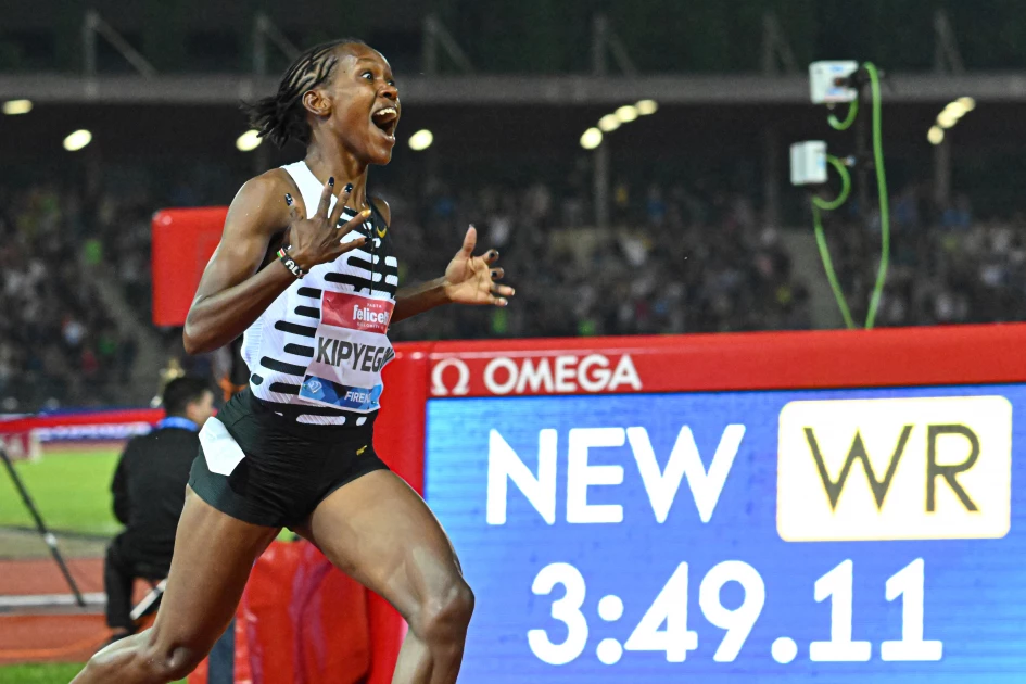 World Athletics ratifies Kipyegon's world records