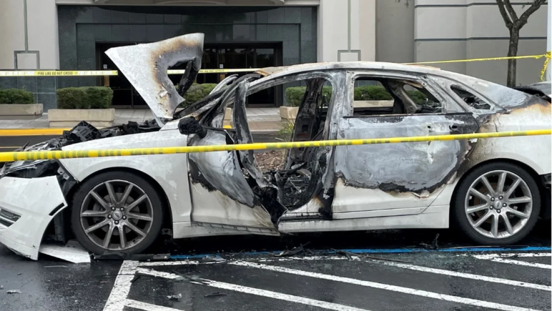 Woman’s car caught fire with her children inside while she allegedly shoplifted in a mall