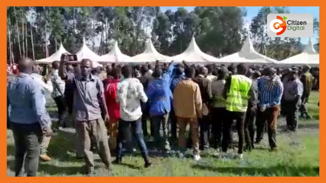 Chaos As Governor Simba Arati, MP Sylvanus Osoro Clash At Funeral