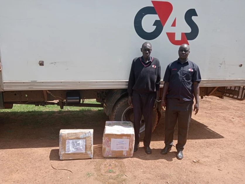 Police seize bhang worth Ksh.900k being transported in G4S lorry 