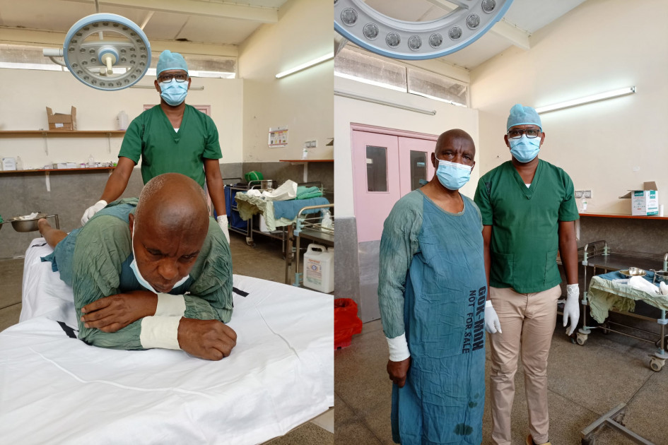 Governor Kibwana undergoes  surgery at the Makueni Refferal Hospital