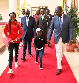 State rolls out red-carpet welcome for world-record breaker Faith Kipyegon